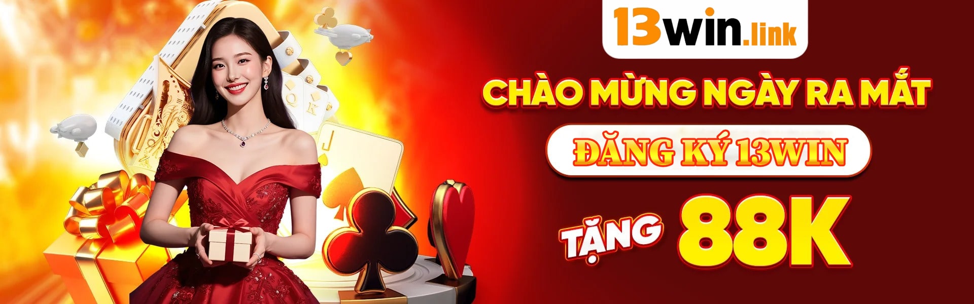 13Win - Nhà Cái 13Win.com #1 Việt Nam | Thưởng Nóng 99K 1 baner 13win 2